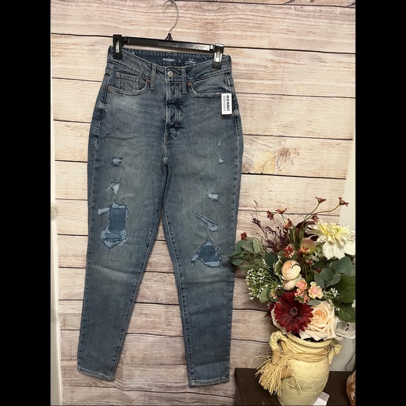 Old Navy Denim - NWT Old Navy Tall High-Rise Curvy OG Straight Denim Jeans Size 4